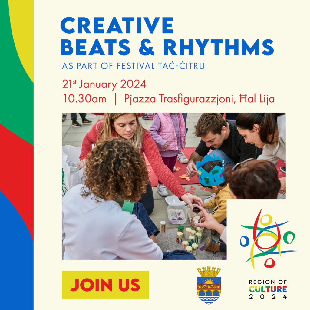 Date: 21st January 2024
Time: 10:30am

Dive into hands-on experiences making and designing your own instruments, playing lively beats and rhythms, and wrapping it all up with creative dance moves. Don't miss this enjoyable celebration of music, art, and community!