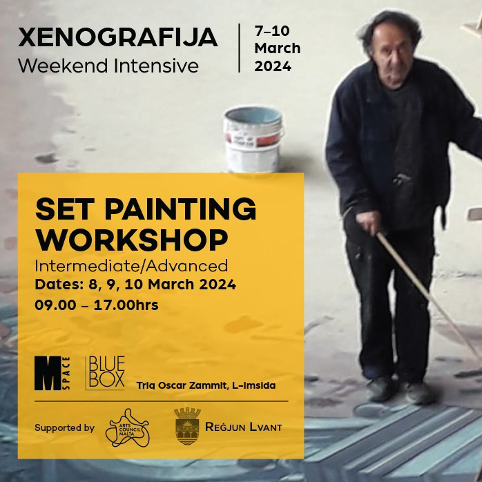 This hands-on workshop is targeting skilled individuals experienced in painting (artistic scenery/painting on different materials) who are interested in developing their skills further, particularly those who want to learn more about the art of set painting in performing arts productions.